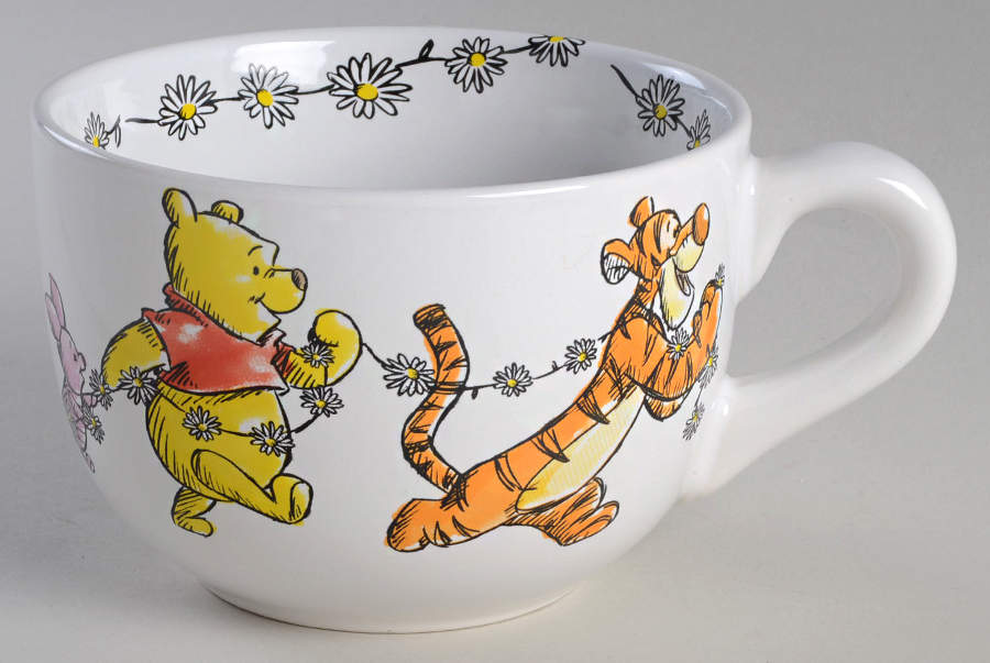 Winnie the Pooh Daisy Chain Soup Mug by Zrike-1