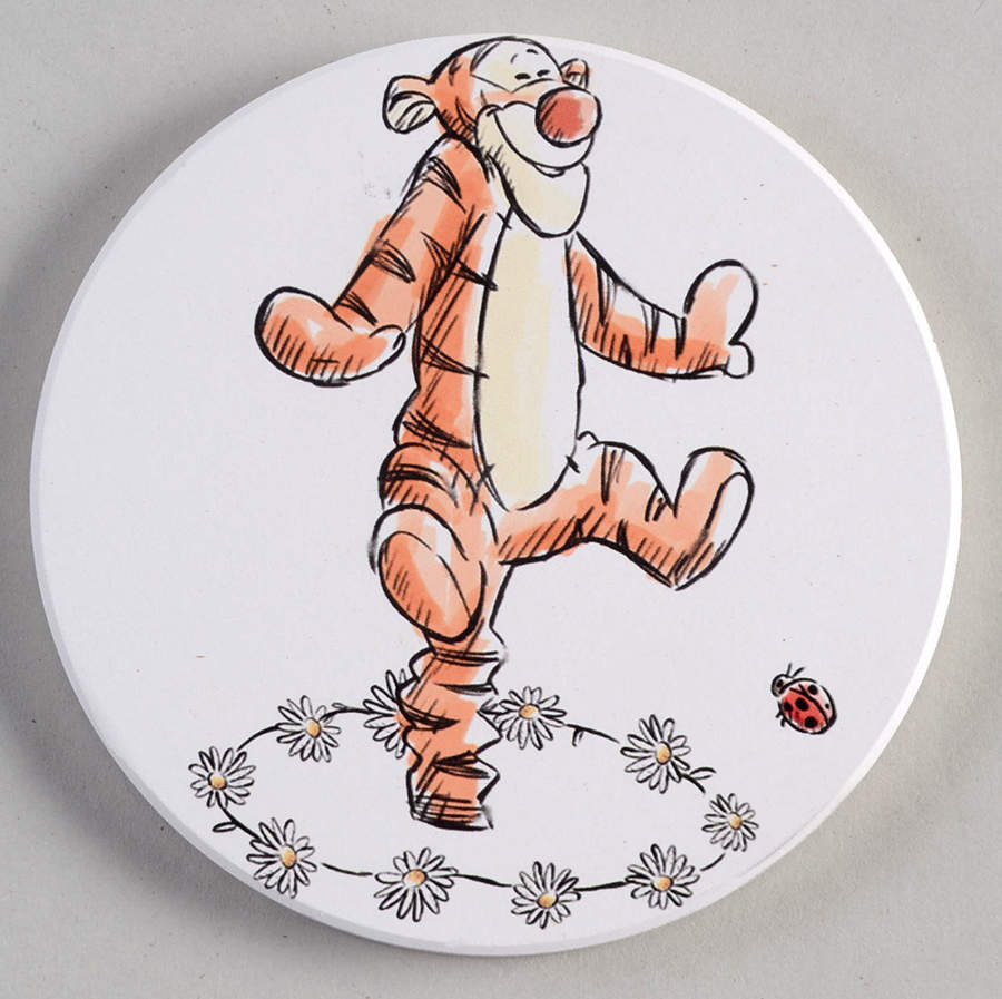 Winnie the Pooh Daisy Chain Coaster by Zrike-1