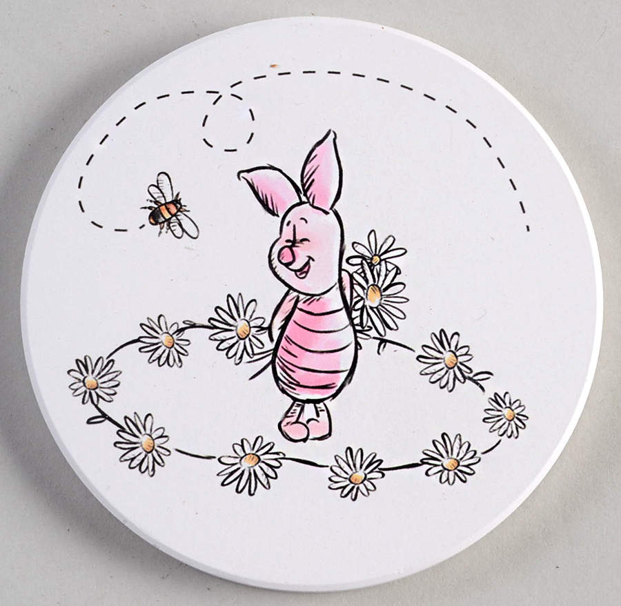 Winnie the Pooh Daisy Chain Coaster by Zrike-1