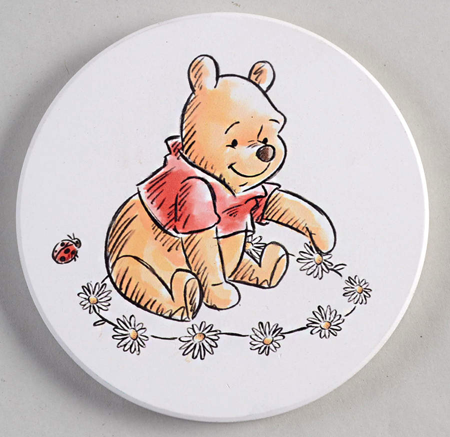 Winnie the Pooh Daisy Chain Coaster by Zrike-1