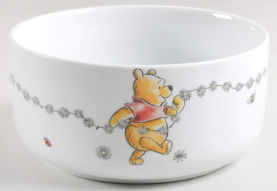 Winnie the Pooh Daisy Chain Medium Serve & Store Bowl, No Lid by Zrike-1