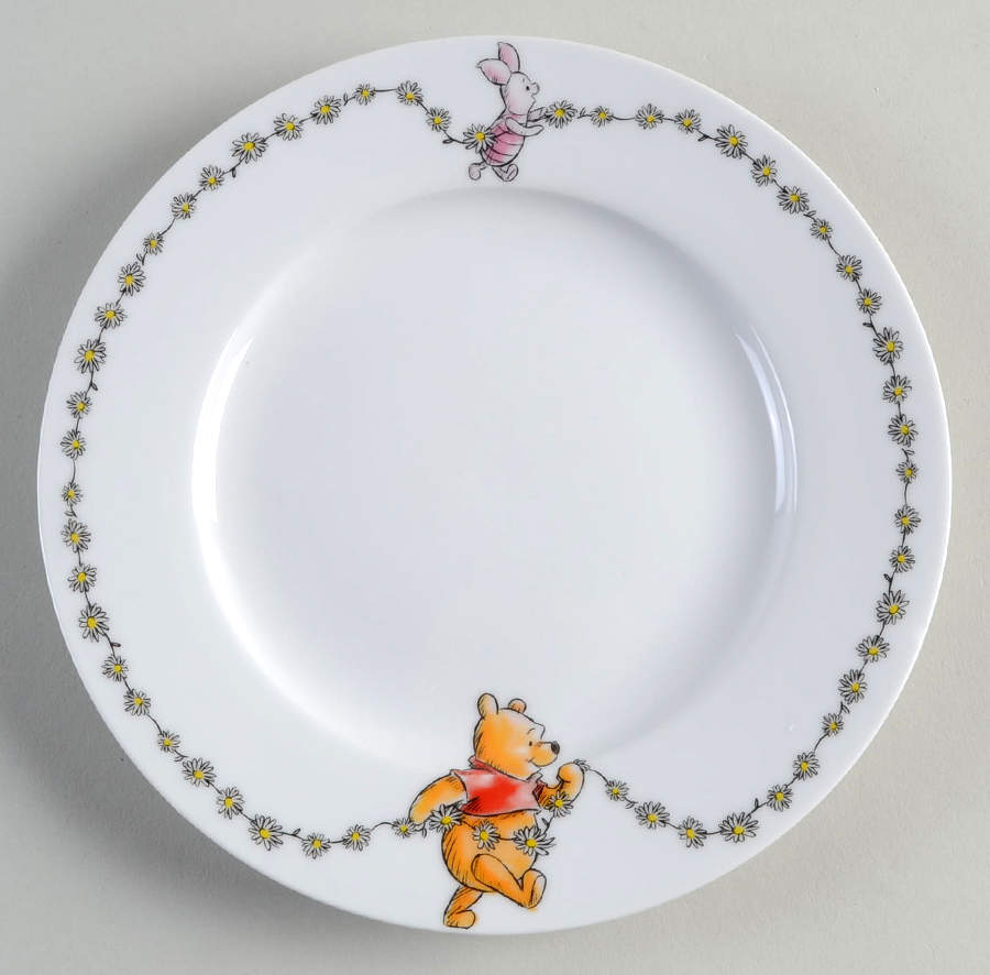 Winnie the Pooh Daisy Chain Salad Plate by Zrike-1