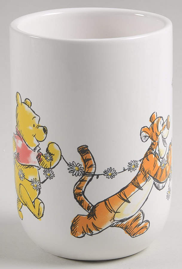 Winnie the Pooh Daisy Chain Tall China Tumbler by Zrike-1