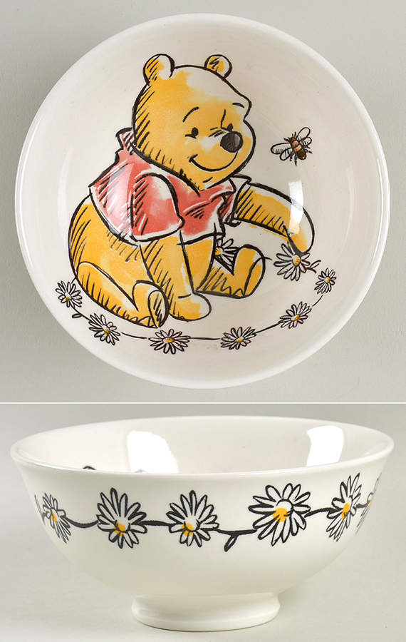 Winnie the Pooh Daisy Chain Tidbit Bowl by Zrike-1