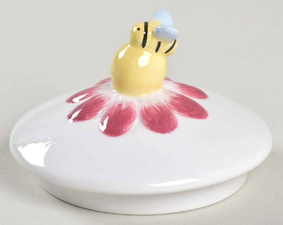 Winnie the Pooh Golden Flowers Lid for Small Storage Jar by Zrike-1