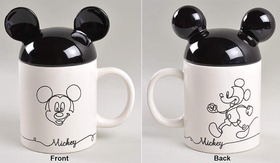 Mickey Linear Mug & Lid by Zrike-1