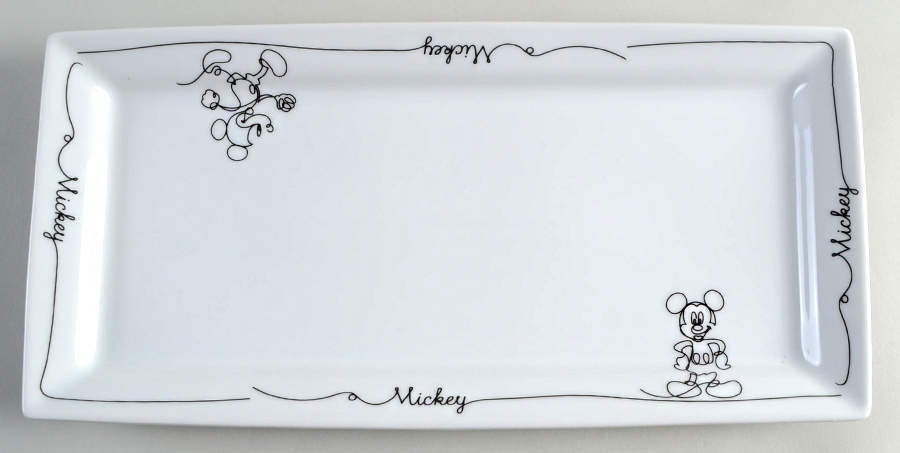 Mickey Linear 14" Rectangular Tray by Zrike-1
