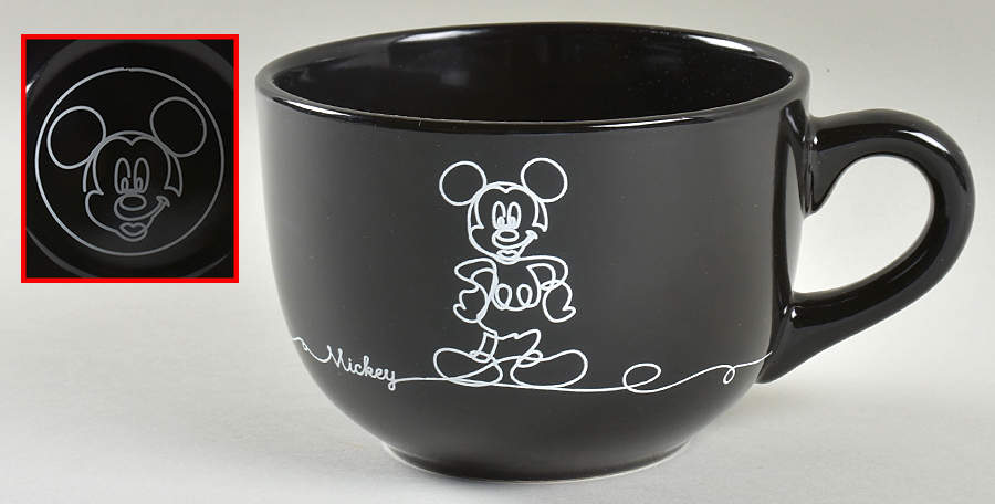 Mickey Linear Soup Mug by Zrike-1