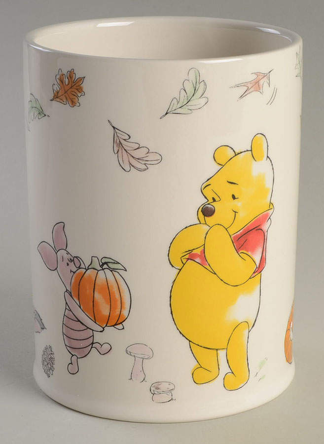 Winnie the Pooh Falling Leaves Cookie Jar No Lid by Zrike-1