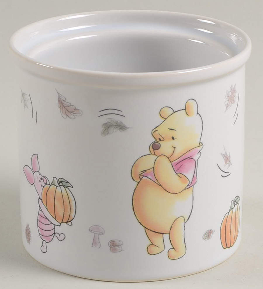 Winnie the Pooh Falling Leaves Sugar Bowl No Lid by Zrike-1
