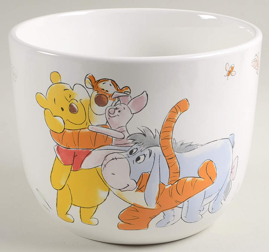 Winnie the Pooh Falling Leaves 5" Planter by Zrike-1