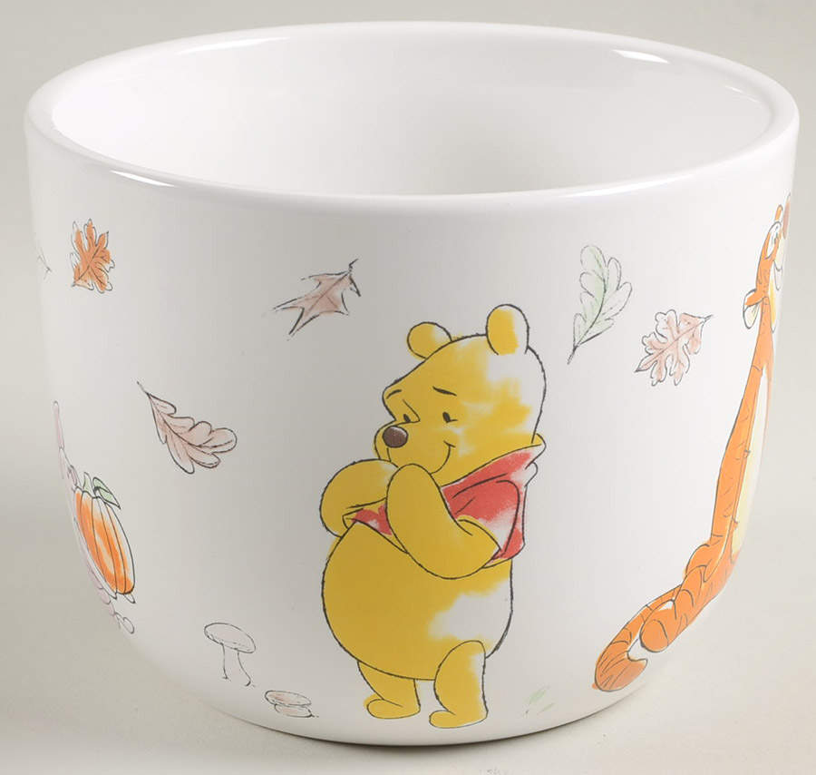 Winnie the Pooh Falling Leaves 4" Planter by Zrike-1