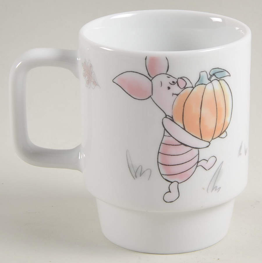 Winnie the Pooh Falling Leaves Stackable Mug by Zrike-1