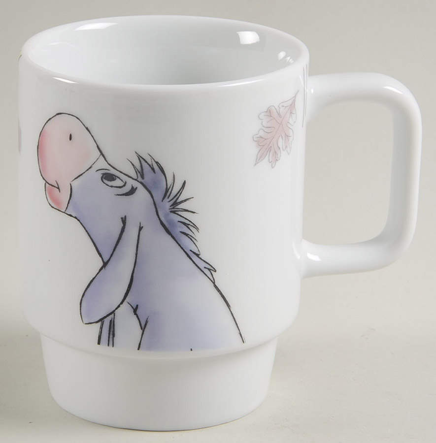 Winnie the Pooh Falling Leaves Stackable Mug by Zrike-1