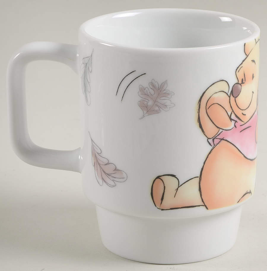 Winnie the Pooh Falling Leaves Stackable Mug by Zrike-1