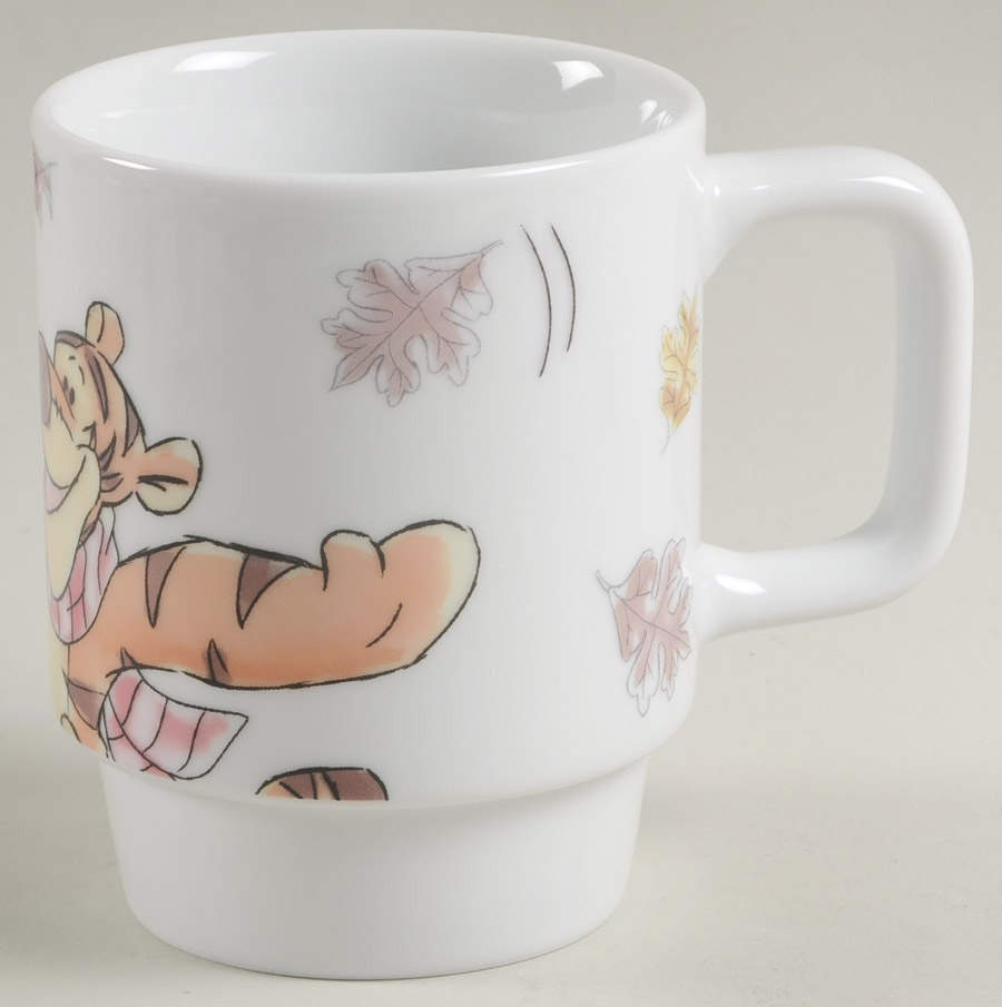 Winnie the Pooh Falling Leaves Stackable Mug by Zrike-1
