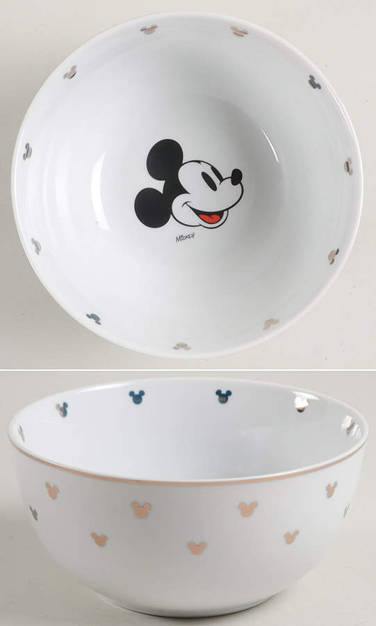 Mickey Classic Gold Soup/Cereal Bowl by Disney-1