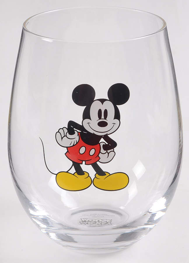 Mickey Classic Gold Glassware Stemless Wine by Disney-1