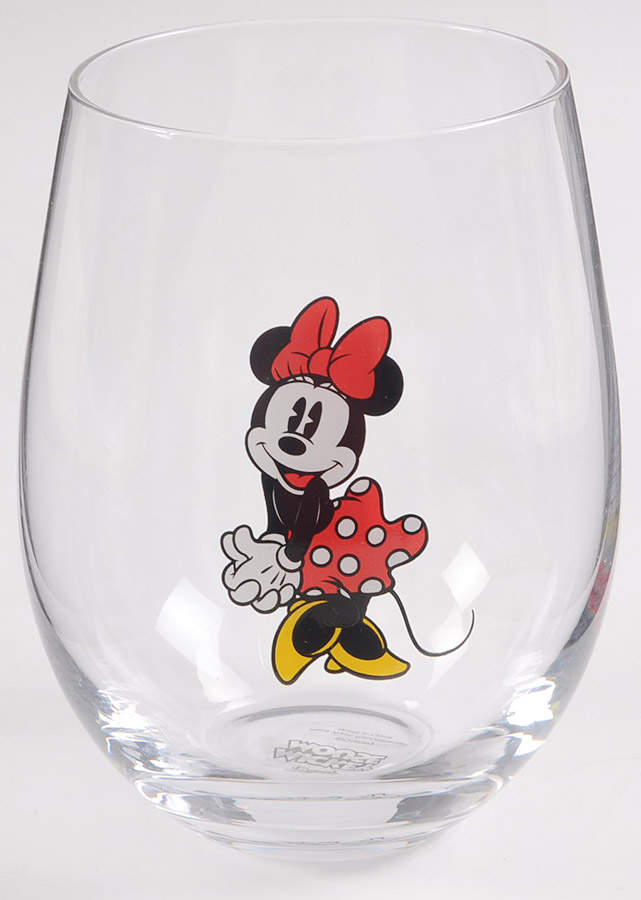 Mickey Classic Gold Glassware Stemless Wine by Disney-1