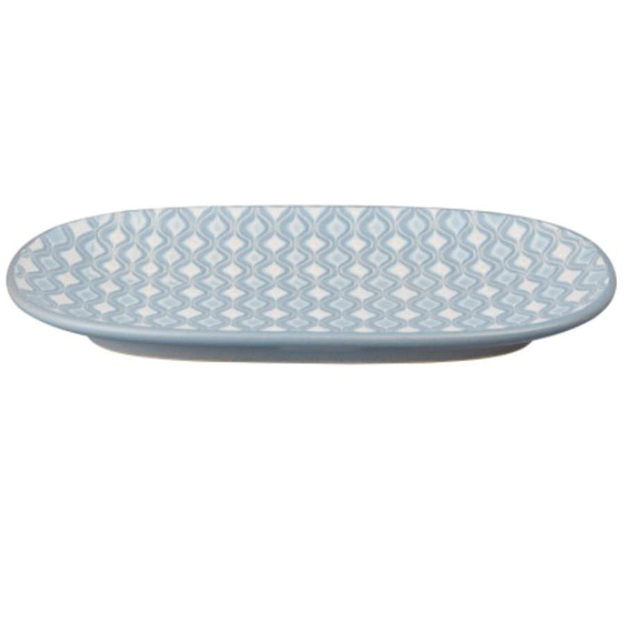 Impression 10" Oval Serving Platter by Denby-Langley-1