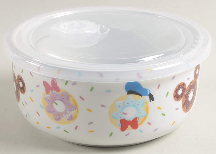 Mickey Mouse and Friends (Miscellaneous) 26 Oz Round Plastic Microwave Bowl & Vented Lid by Zrike-1