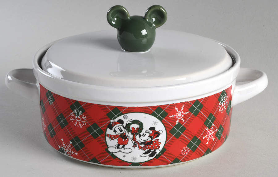 Mickey Mouse and Friends (Miscellaneous) 1 Qt Round Covered Casserole by Zrike-1