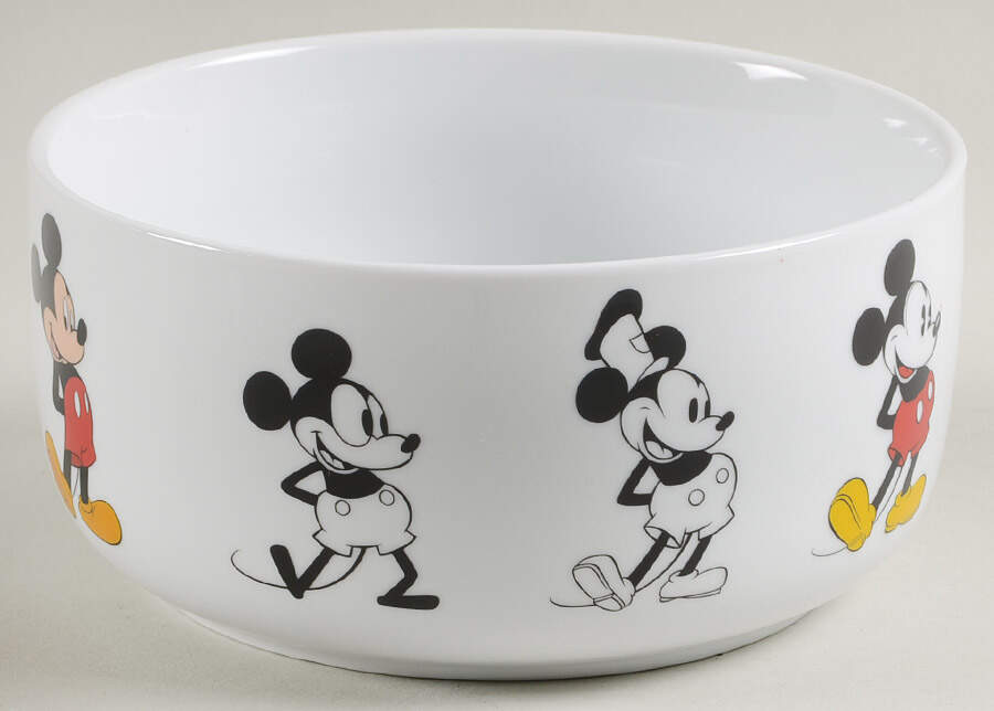 Mickey Mouse and Friends (Miscellaneous) 26 Oz Round Plastic Microwave Bowl No Vented Lid by Zrike-1