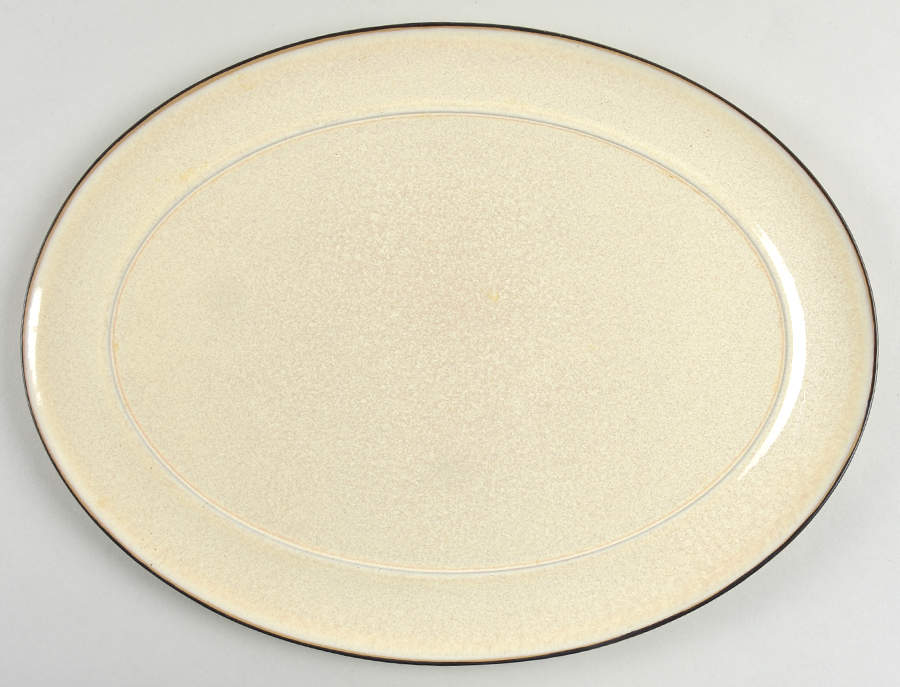 DEN45 14" Oval Serving Platter by Denby-Langley-1