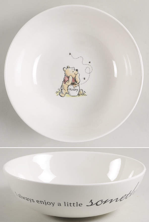 Winnie the Pooh 95 Years Exploring a Classic 9" Round Serving Bowl by Zrike-1