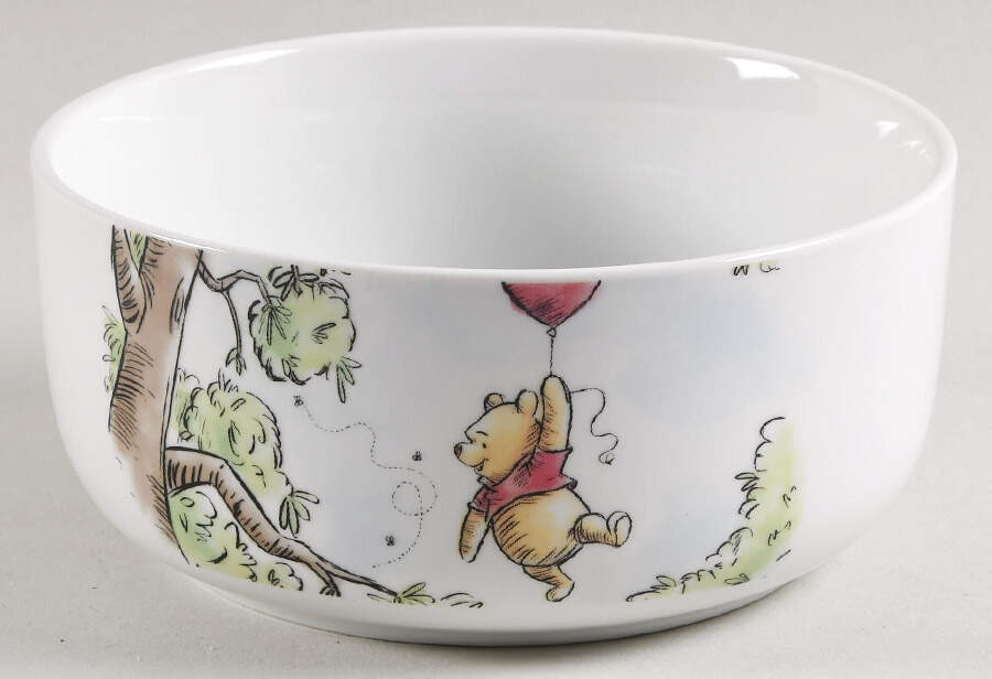 Winnie the Pooh 95 Years Exploring a Classic 16 Oz Round Plastic Microwave Bowl No Vent Lid by Zrike-1