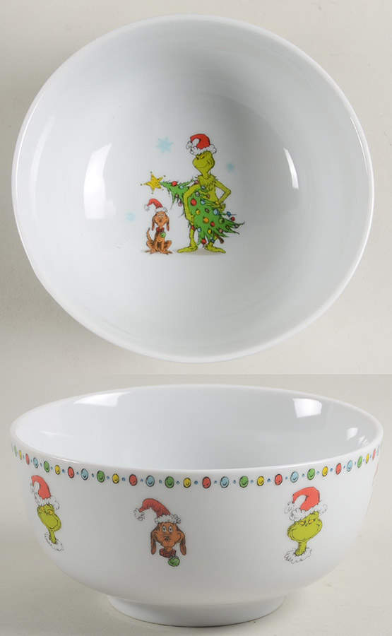 The Grinch (Miscellaneous) Soup/Cereal Bowl by Zrike-1
