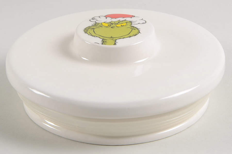 The Grinch (Miscellaneous) Lid for Cookie Jar by Zrike-1