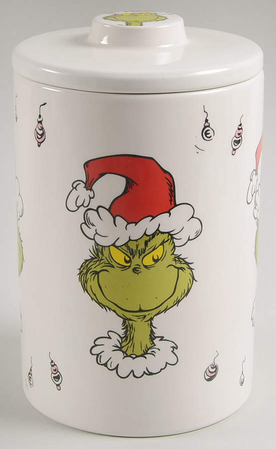 The Grinch (Miscellaneous) Cookie Jar & Lid by Zrike-1