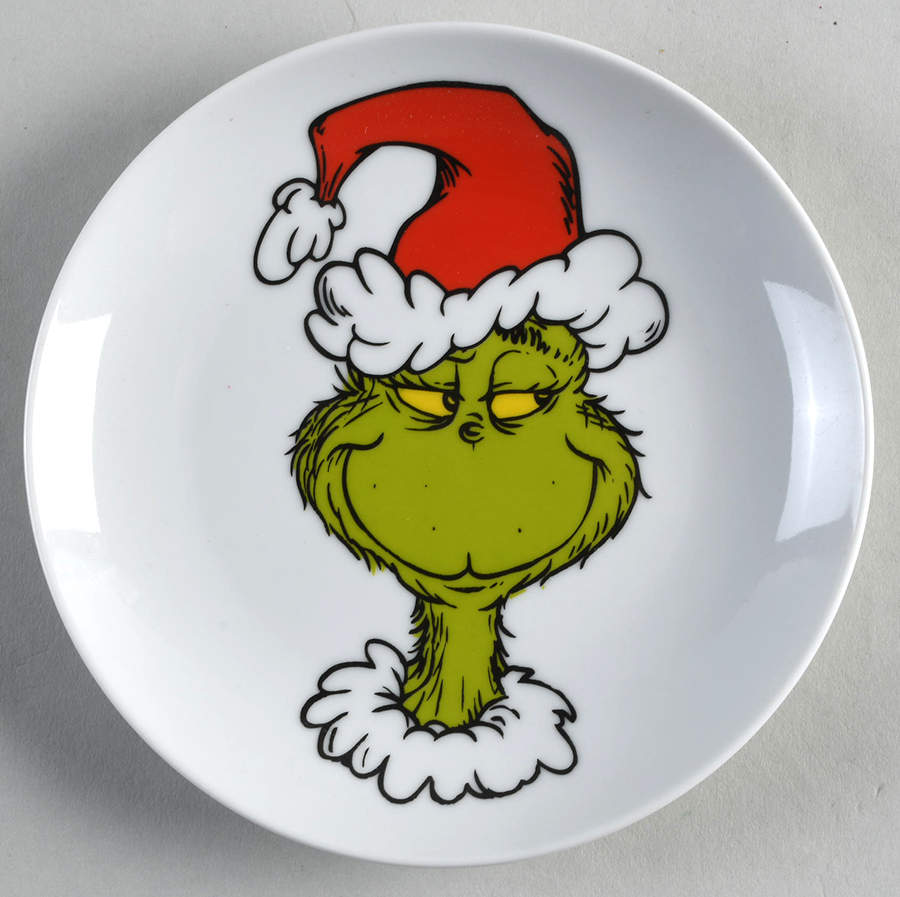 The Grinch (Miscellaneous) Appetizer Plate by Zrike-1