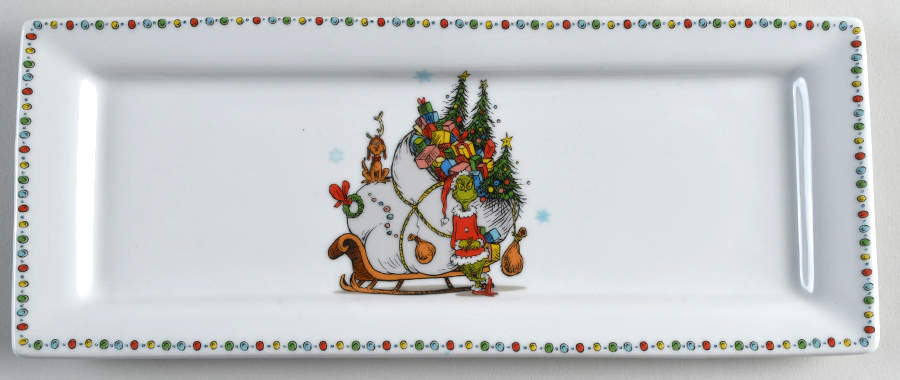 The Grinch (Miscellaneous) 12" Rectangular Serving Platter by Zrike-1