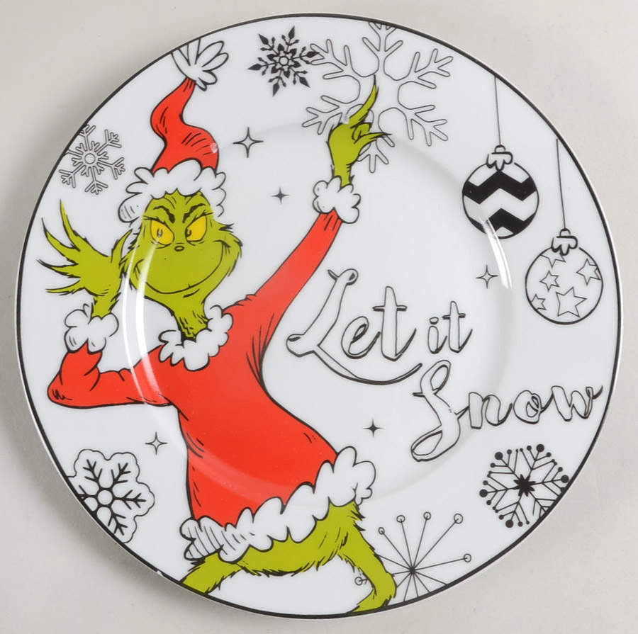 The Grinch (Miscellaneous) Salad Plate by Zrike-1