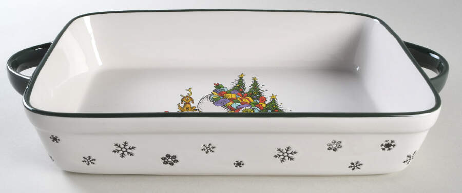 The Grinch (Miscellaneous) 12" Rectangular Baker by Zrike-1