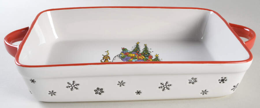 The Grinch (Miscellaneous) 12" Rectangular Baker by Zrike-1