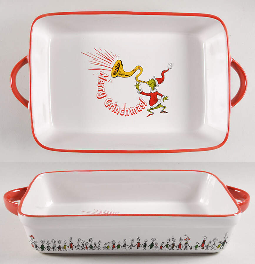 The Grinch (Miscellaneous) 12" Rectangular Baker by Zrike-1
