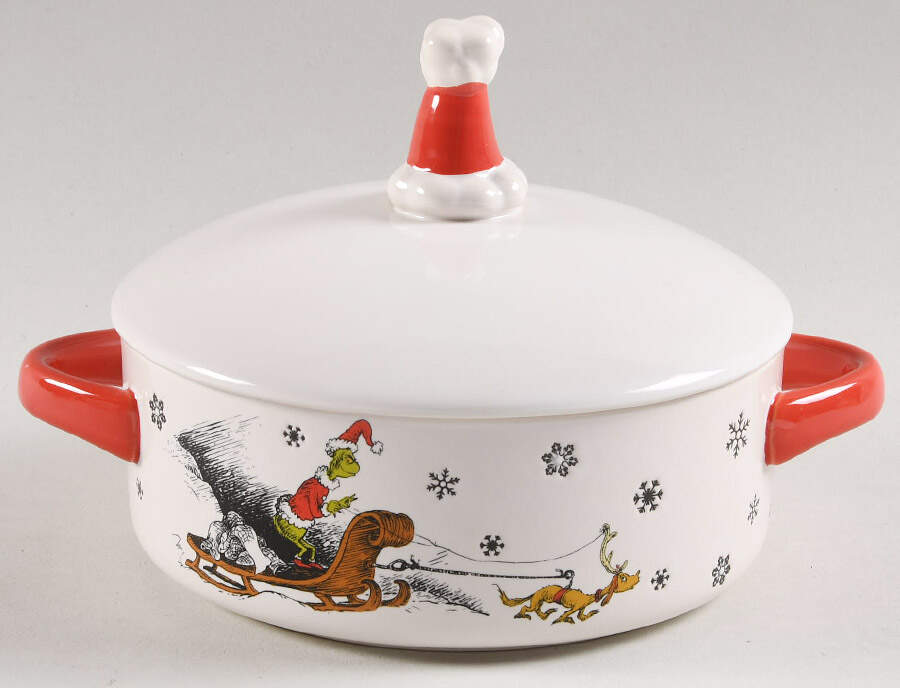 The Grinch (Miscellaneous) Cheese Baker (Brie) & Lid by Zrike-1