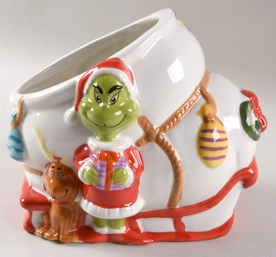 The Grinch (Miscellaneous) Figural Cookie Jar No Lid by Zrike-1