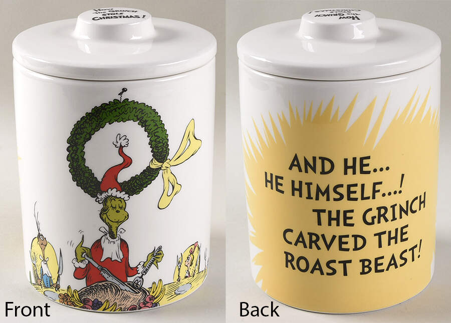 The Grinch (Miscellaneous) Small Canister & Lid by Zrike-1