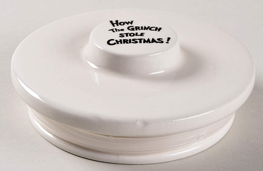 The Grinch (Miscellaneous) Lid for Medium Canister by Zrike-1