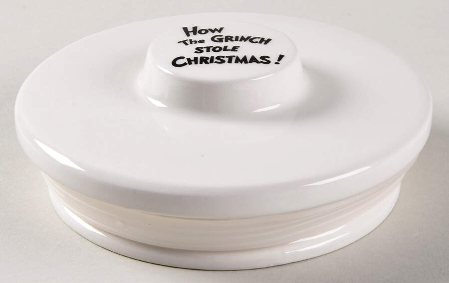 The Grinch (Miscellaneous) Lid for Large Canister by Zrike-1