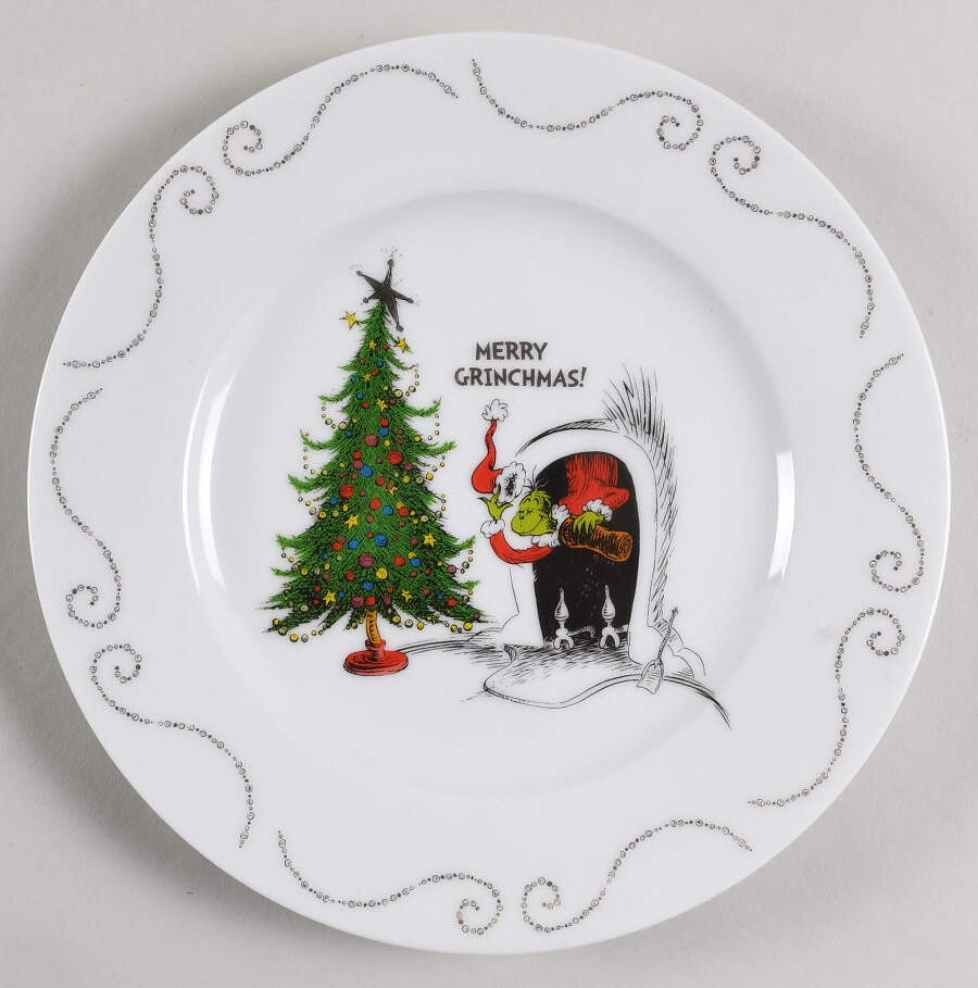The Grinch (Miscellaneous) Salad Plate by Zrike-1
