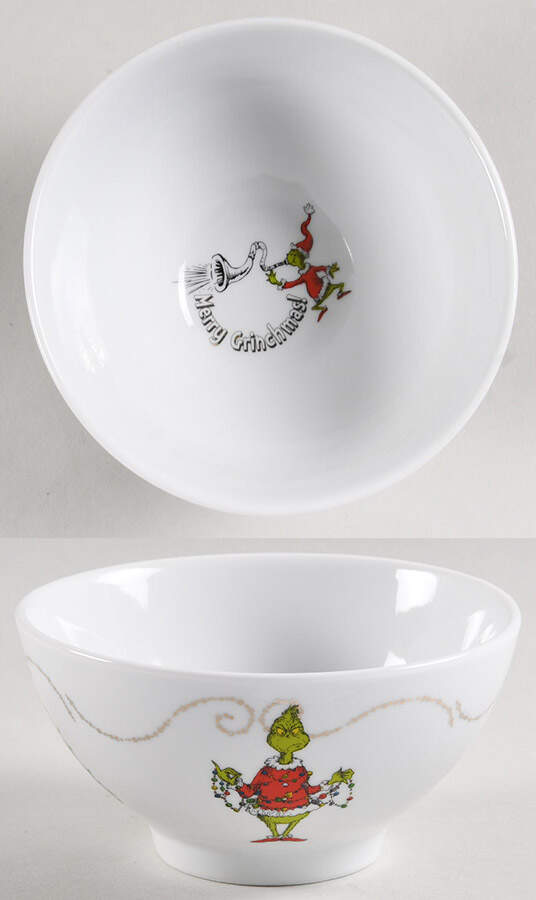 The Grinch (Miscellaneous) Soup/Cereal Bowl by Zrike-1