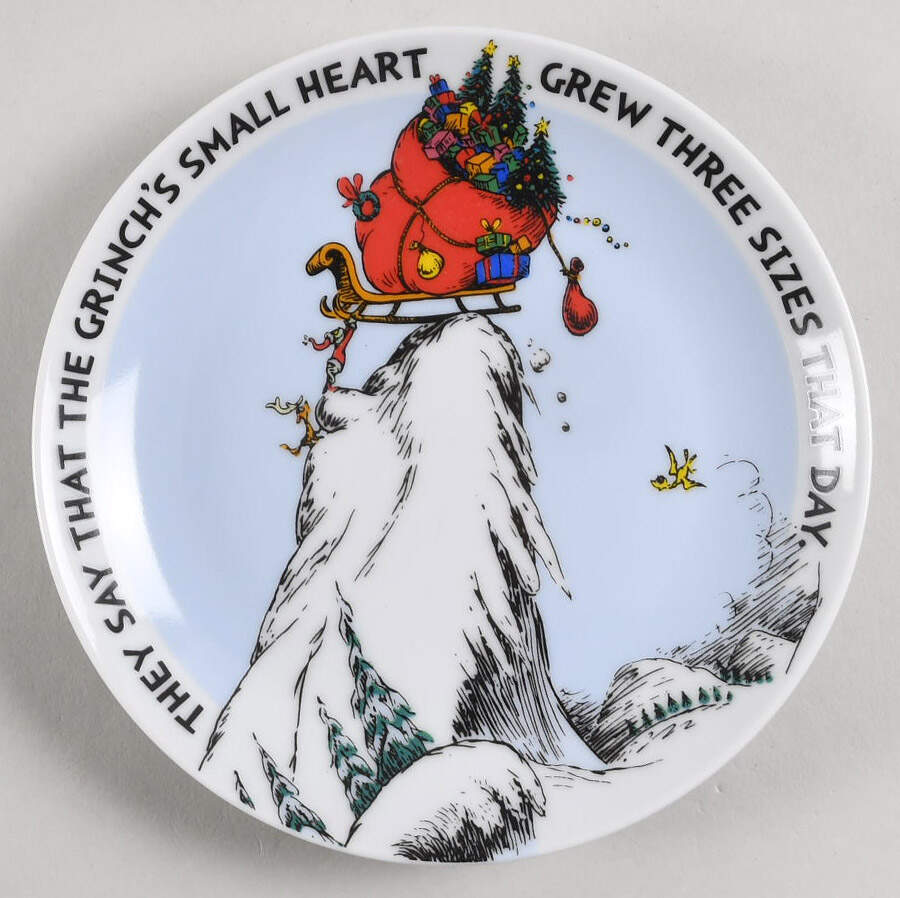 The Grinch (Miscellaneous) Appetizer Plate by Zrike-1
