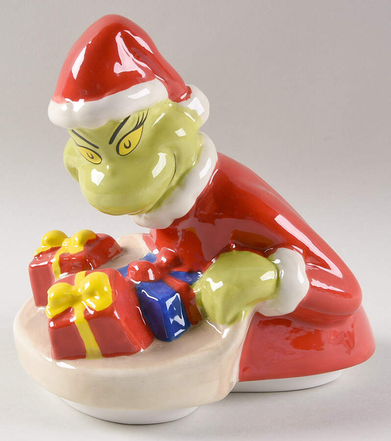 The Grinch (Miscellaneous) Lid for Figural Cookie Jar by Zrike-1