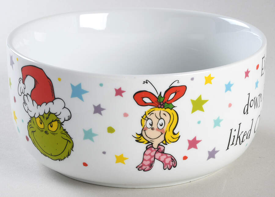 The Grinch (Miscellaneous) 32 Oz Round Plastic Microwave Bowl No Vent Lid by Zrike-1