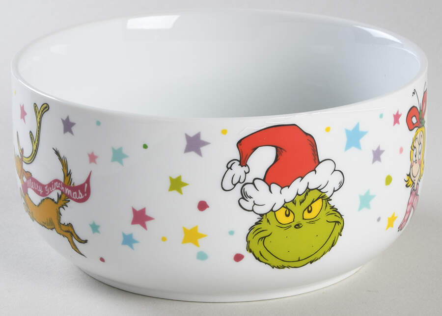 The Grinch (Miscellaneous) 26 Oz Round Plastic Microwave Bowl No Vented Lid by Zrike-1